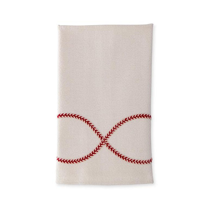 28 Inch Cream Placemat w/Red and Cream Braided pattern