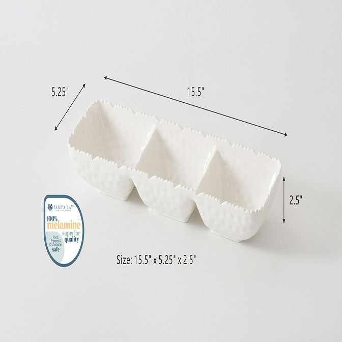 3 Section Serving Piece