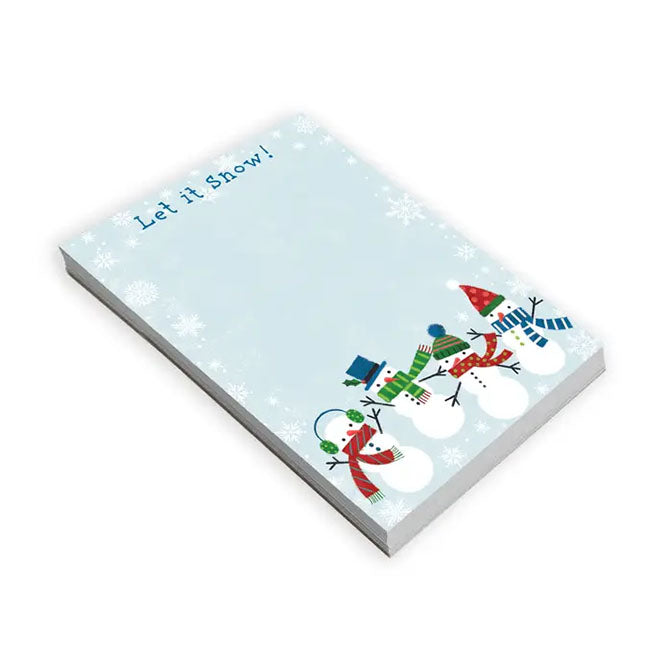 Holiday Memo Pad - 4 Snowmen