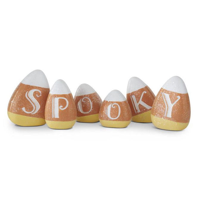 4.25 Inch SPOOKY Candy Corn