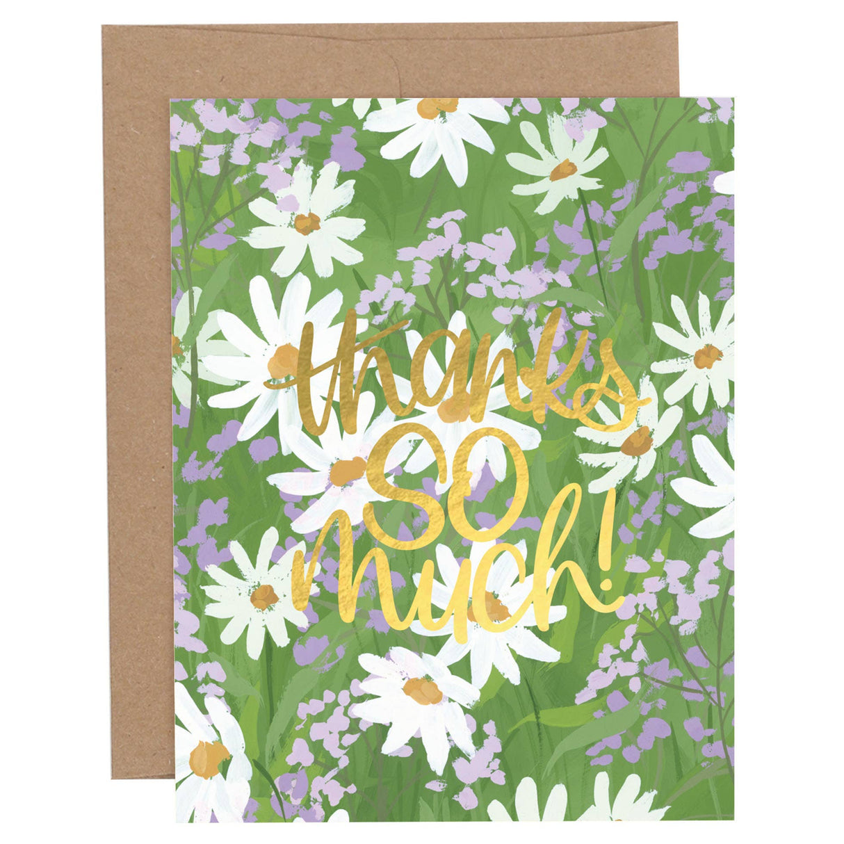 Thanks So Much Daisies Thank You Greeting Card