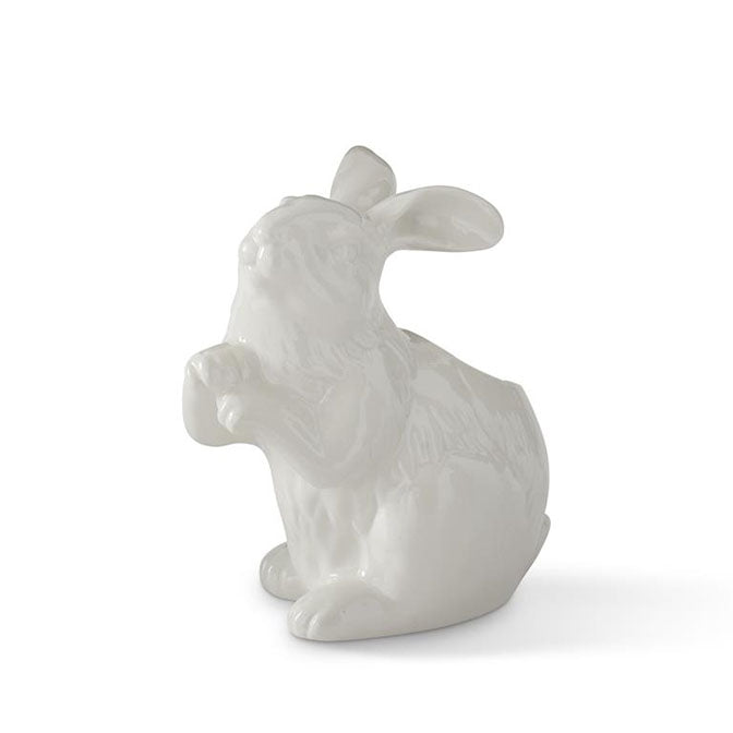 8.5 Inch White Porcelain Easter Bunny Vase