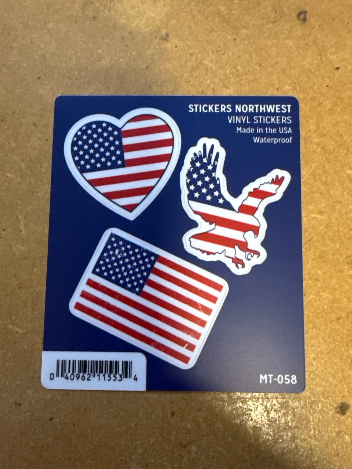 America Sticker Trio