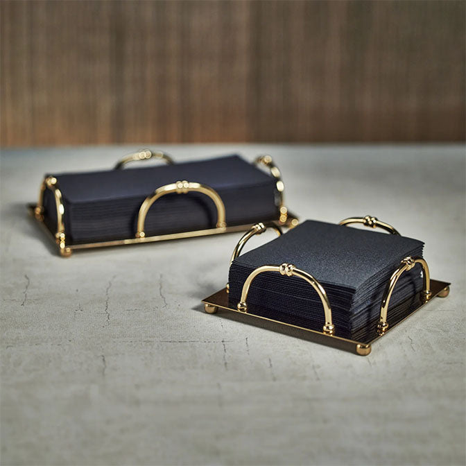 Alessia Dinner Napkin Holder - Gold