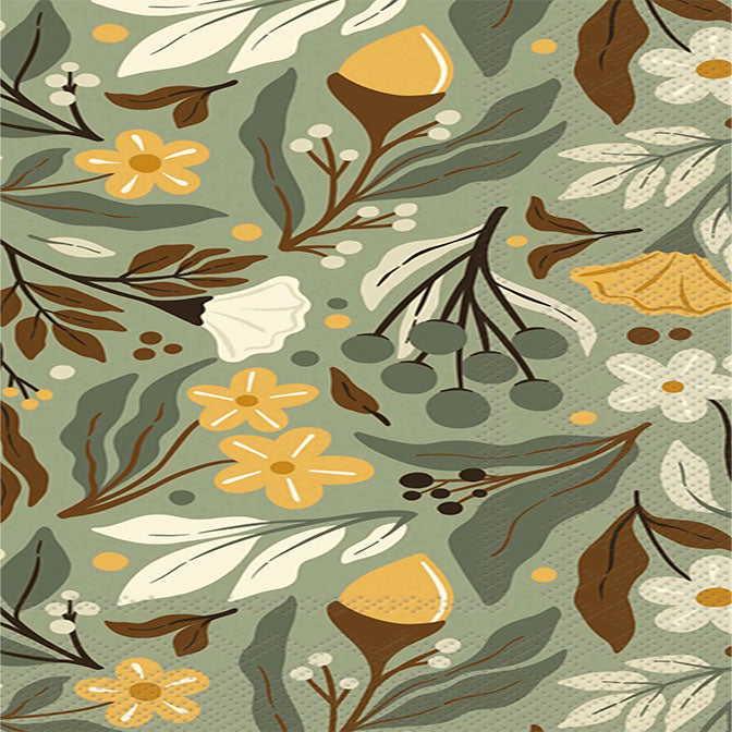 Autumn Acorn Guest Towel