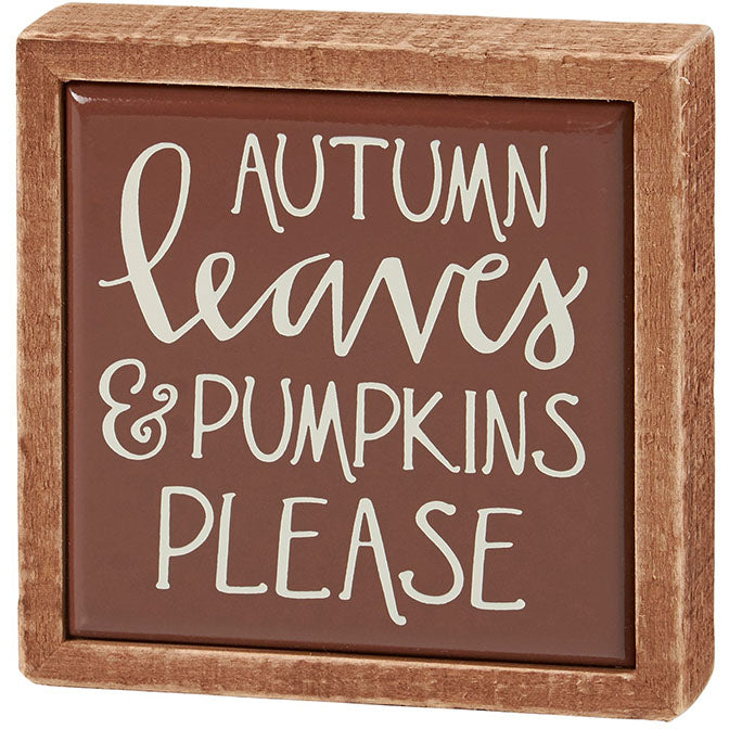 Autumn Leaves & Pumpkins