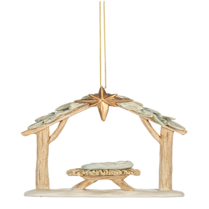 Baby Jesus Manger Ornament