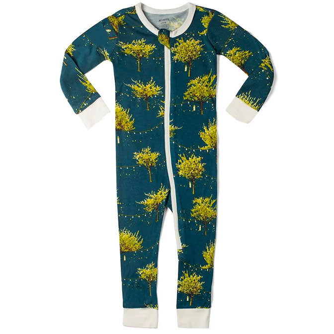 Bamboo Zipper Pajama Firefly