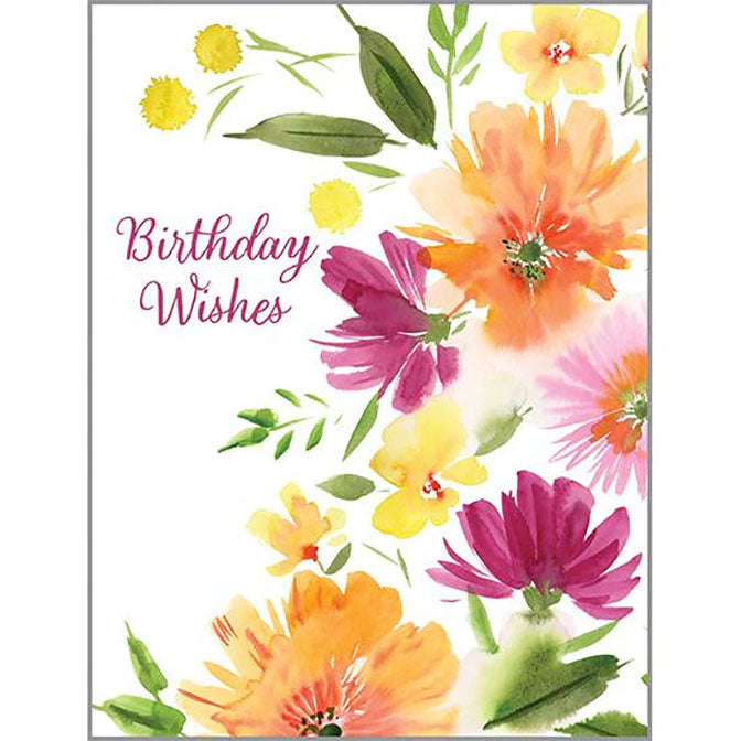 Birthday Card - Joyful Flowers