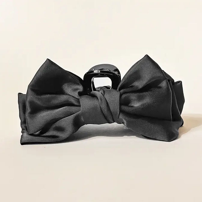 Satin Bow Claw Clip