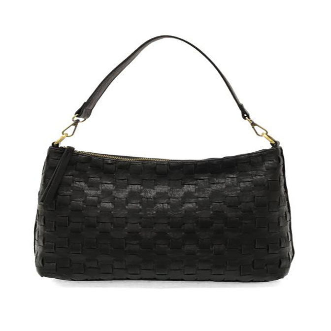 Black Winnie Woven Hobo