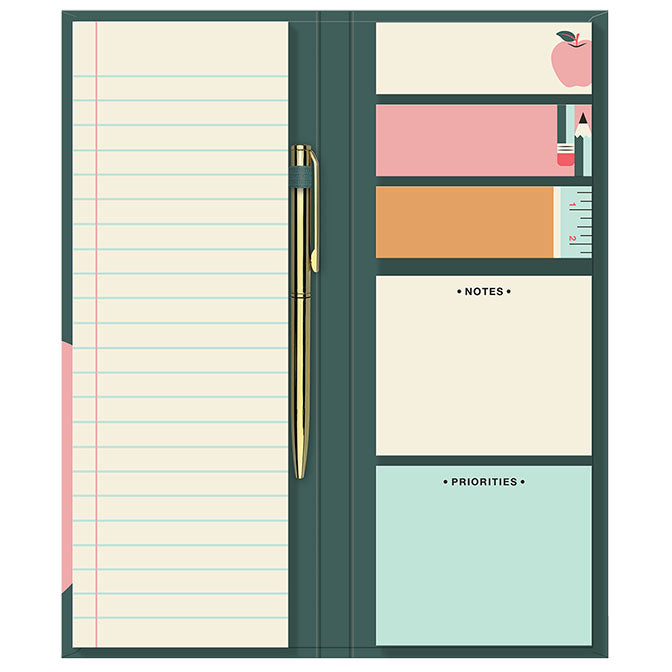 Book Smarts Pink Apple Note-Folio