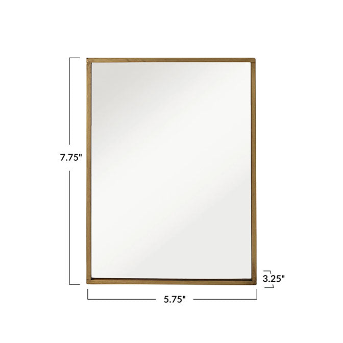 Brass Standing Mirror