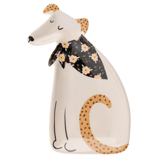 Calico Dog Trinket Tray