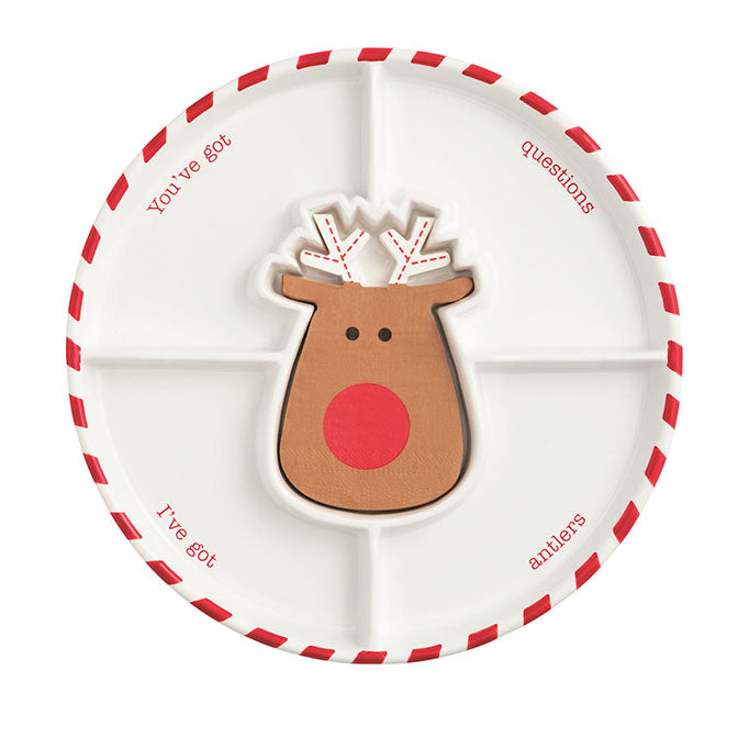 Christmas Crudité Tray & Napkin Set