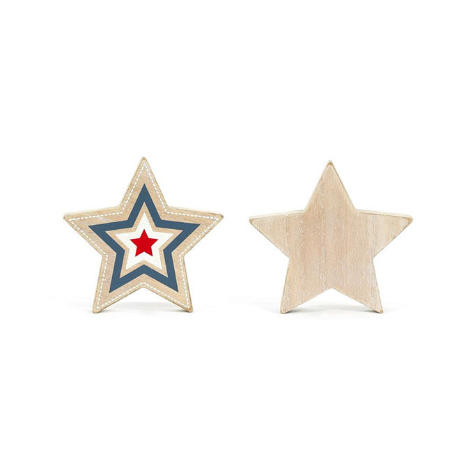Chunky Wood Star Shape
