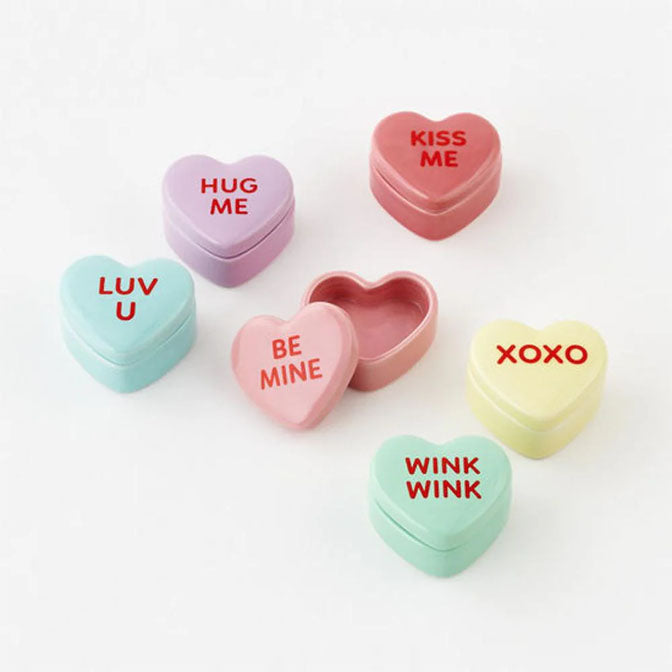 Conversation Heart Ring Dish