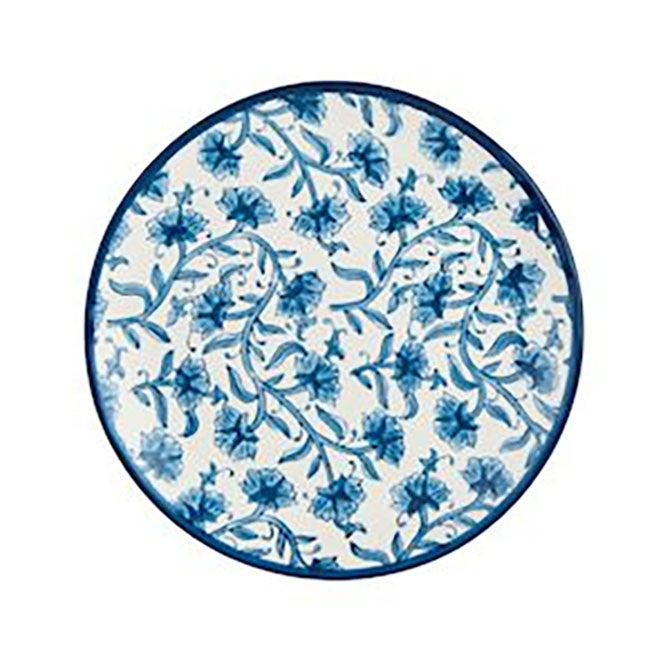Blue Print Salad Plate