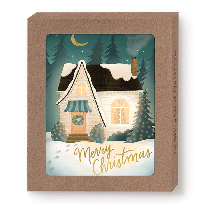 Cozy Christmas House Boxed Cards