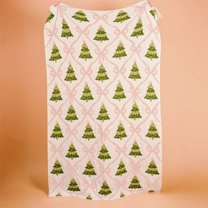 Cozy Dreams Luxe Blanket-Twinkling Trees