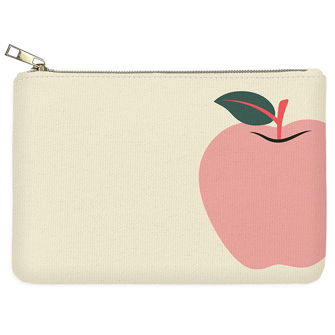 Book Smarts Cream Accessory Pouch