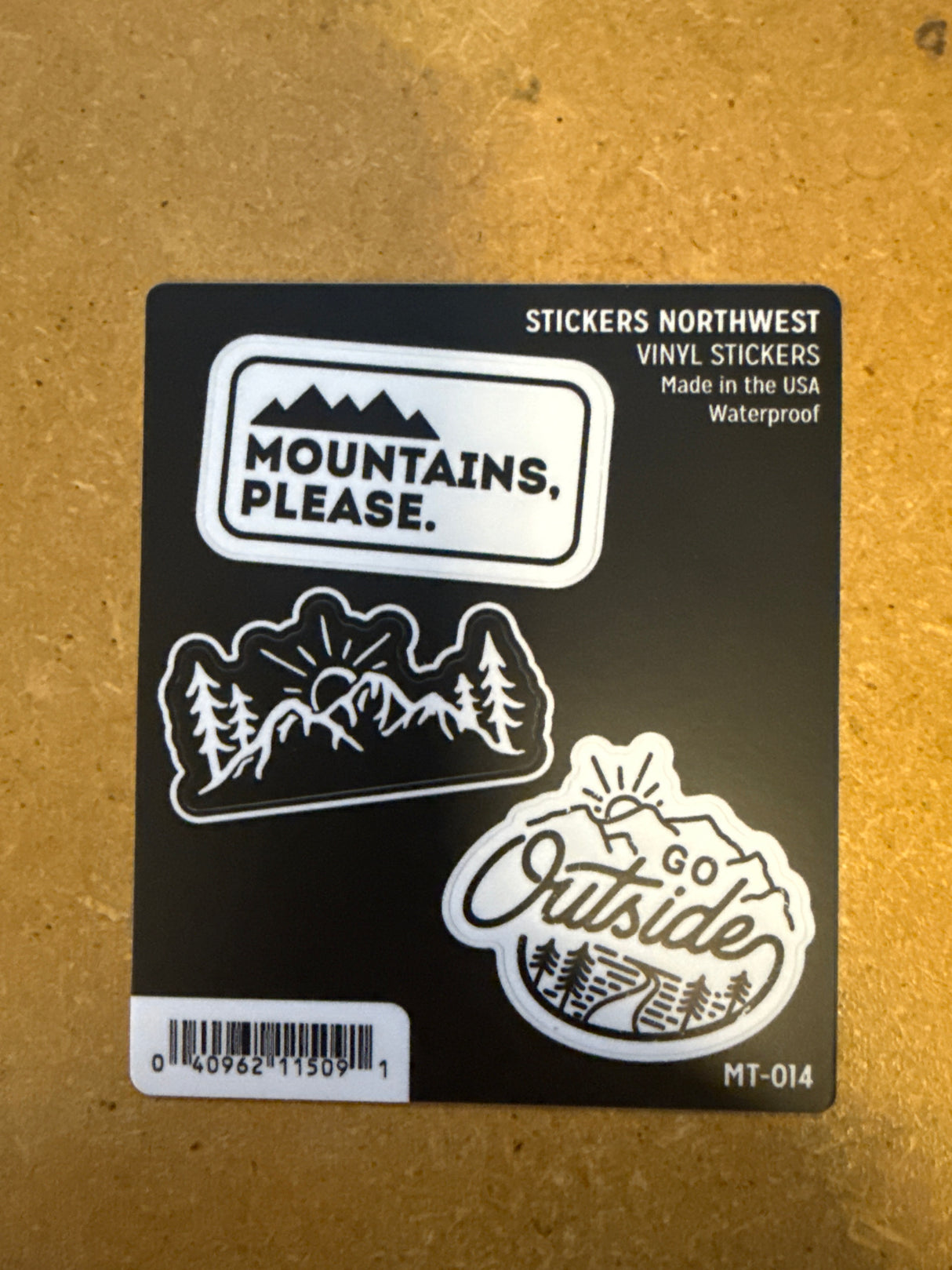 Outdoor Sticker Trio