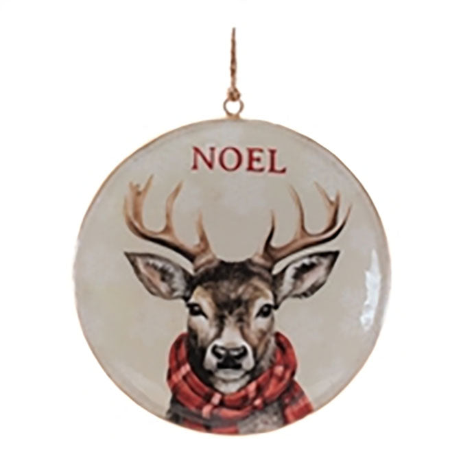 Disc Ornament wth Deer