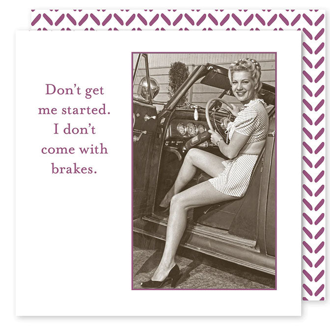 Don't Get Me Started...Cocktail Napkin