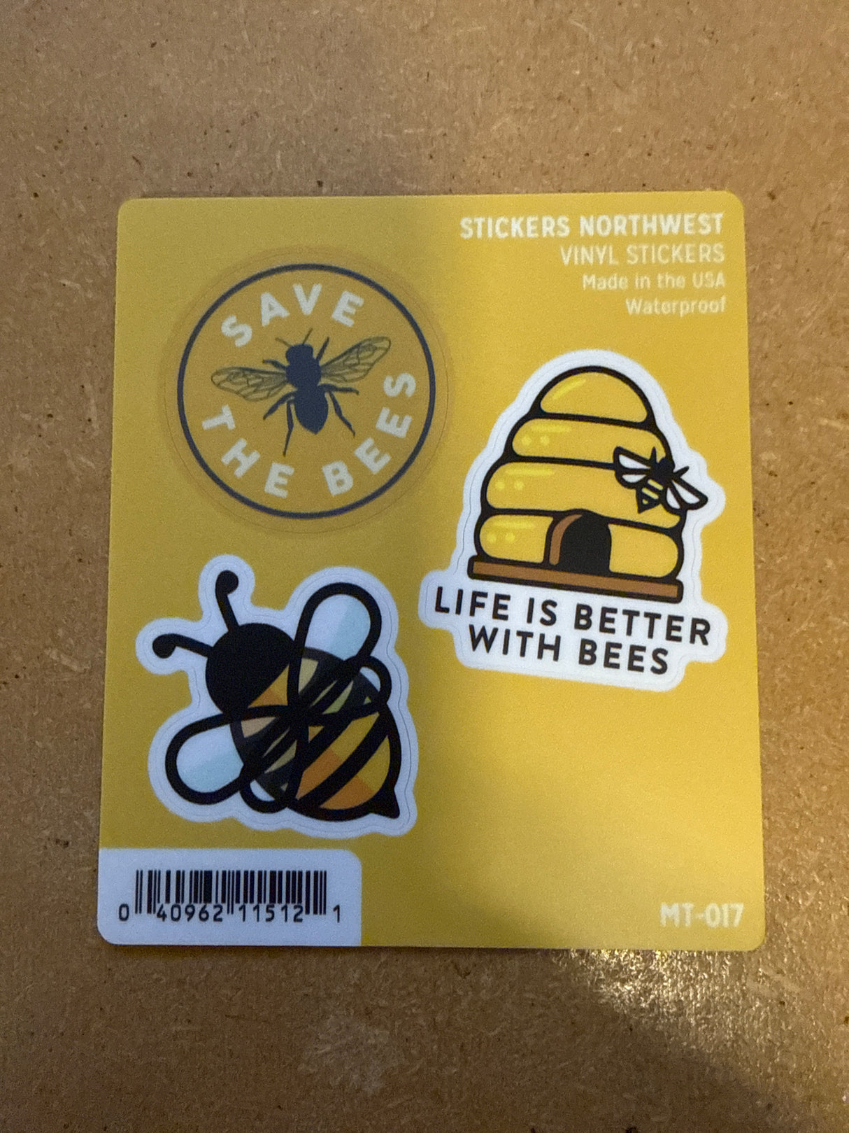 Bees Sticker Trio