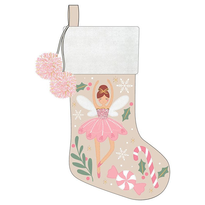 Holiday Embroidered Stocking