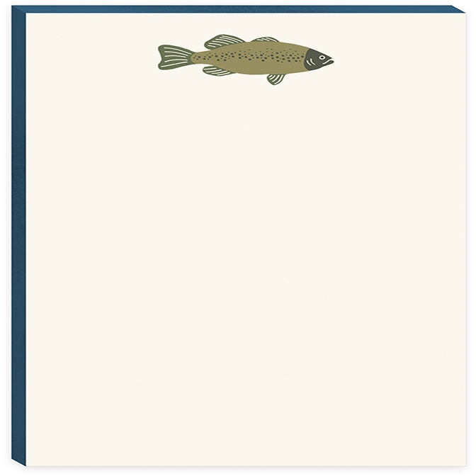 Sporting Goods Fish Notepad