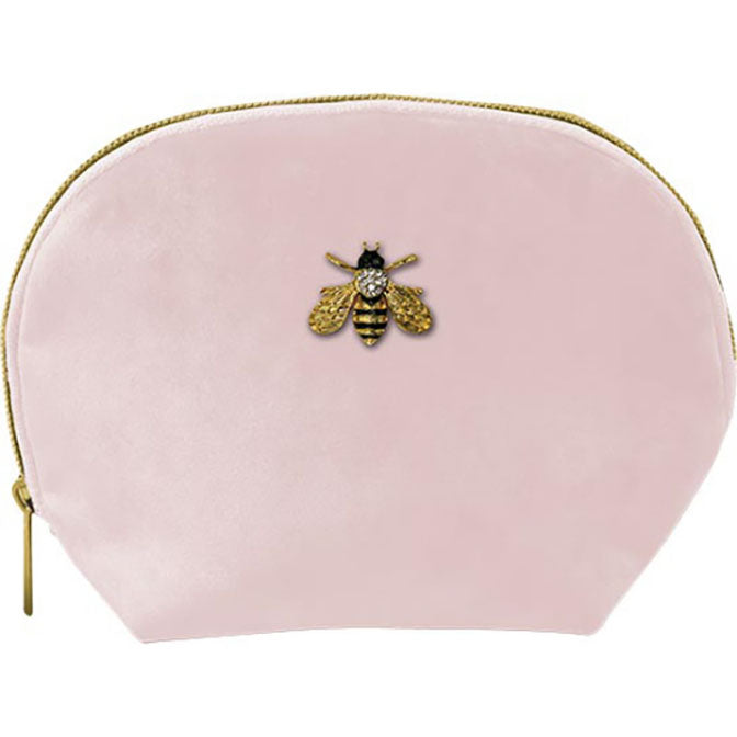 Florette Velvet Brooch Clamshell Bag