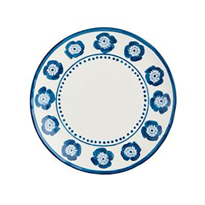 Blue Print Salad Plate