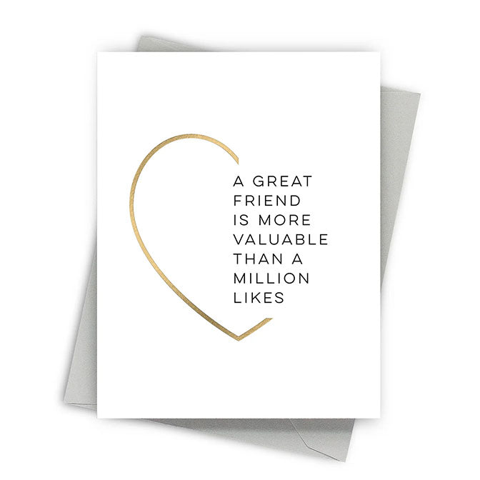 Friendly Likes Friendship Card