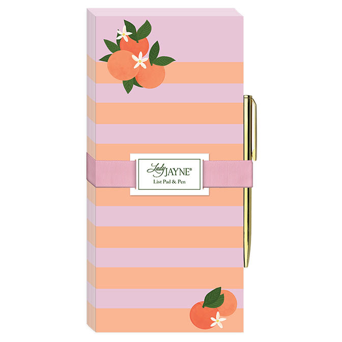 Fruit and Fleur Magnetic List Pads with Pen