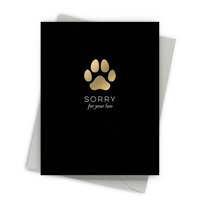 Furry Loss Pet Sympathy Card