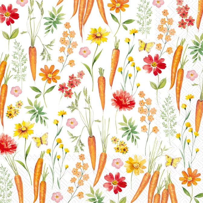 Garden Whimsey Cocktail Napkin