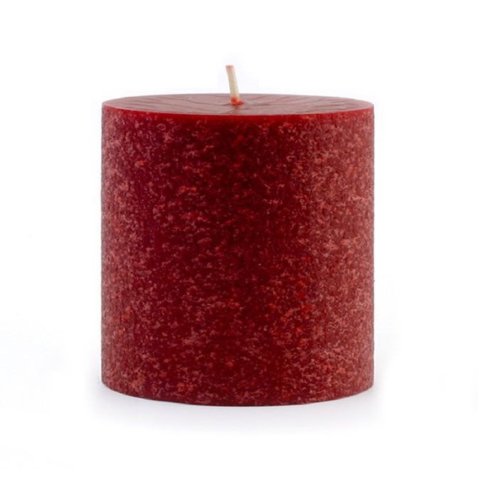 Garnet 3x3 Unscented Pillar Candle