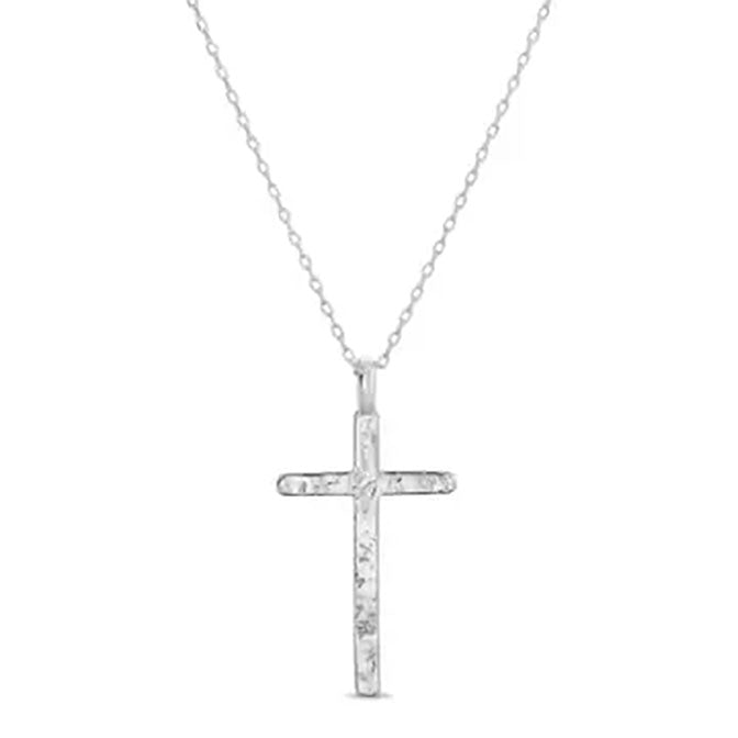 Gilded Cross Pendant Necklace