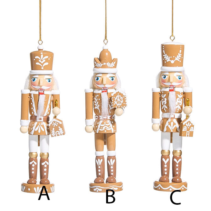 6" Gingerbread Nutcracker Ornament