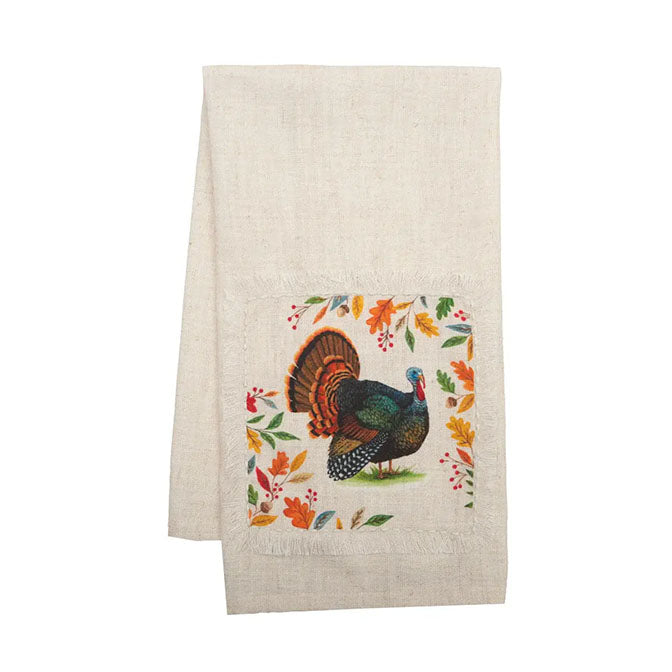 Fall/Harvest Gobble & Gather Turkey Kitchen Towel