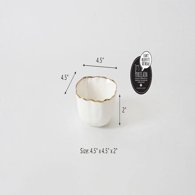 Gold Snack Bowl