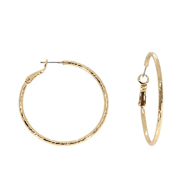 Thick Textured Hoops
