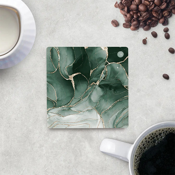 Green Geode Coaster