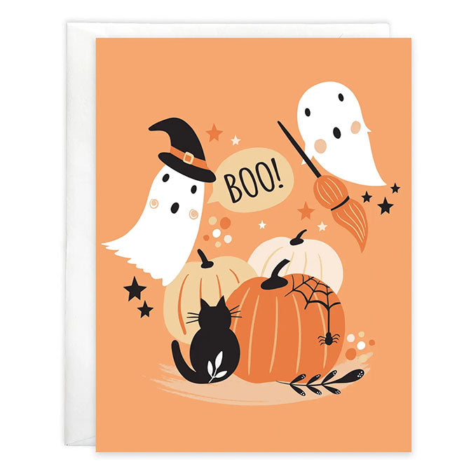 Halloween Greeting Card - Boo!