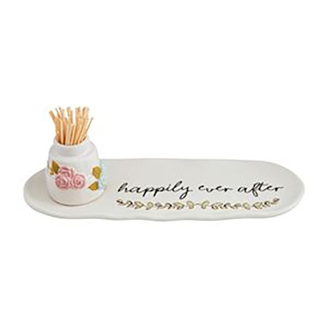 Happily Ever After Tray & Toothpick Set