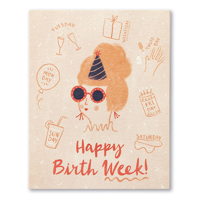 Happy Birth Week Birthday Card