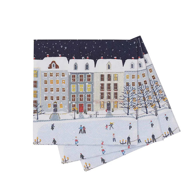 Holiday In the Park Paper Napkin
