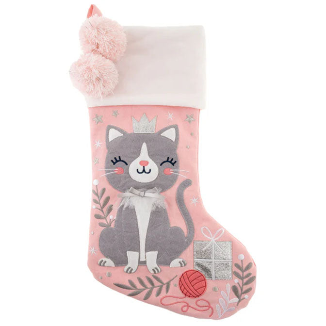 Holiday Embroidered Stocking