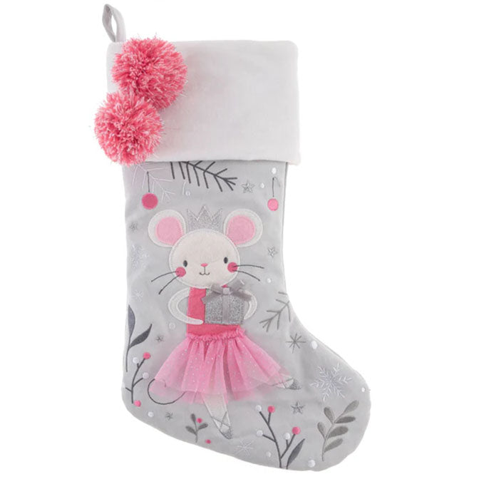 Holiday Embroidered Stocking